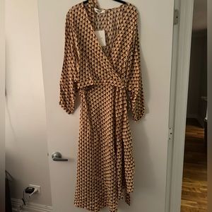 DVF wrap dress NWT